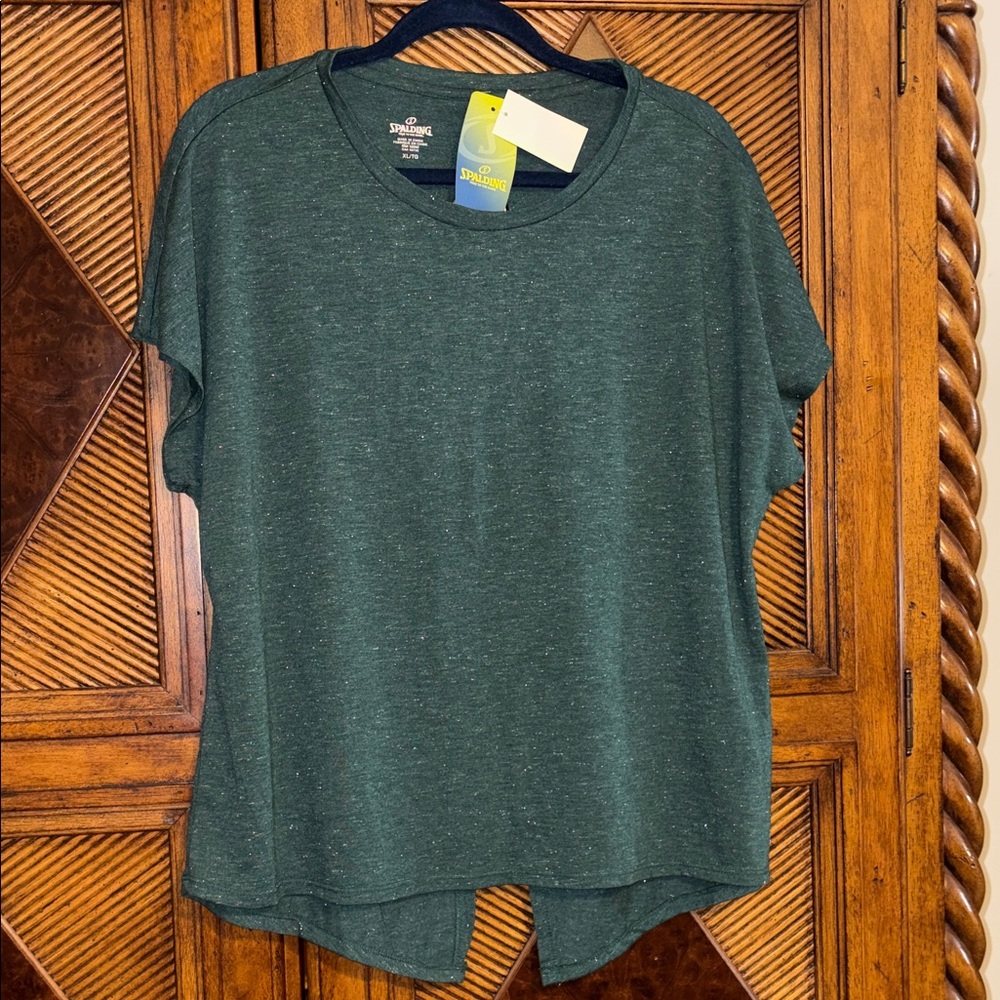 Spalding Heathered Forest Green Short Sleeve Tee